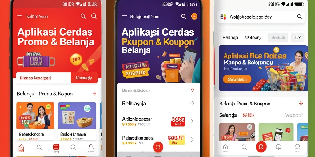 Tampilan interface aplikasi 88IDR dengan fitur promo & kupon.