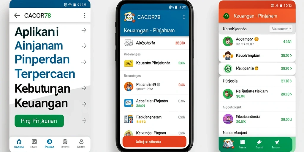 Tampilan antarmuka aplikasi CACOR78 yang intuitif dan mudah digunakan.